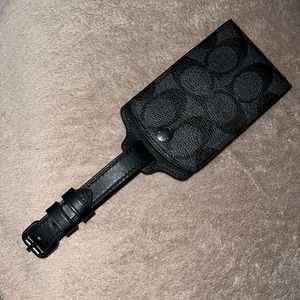 Coach luggage tag